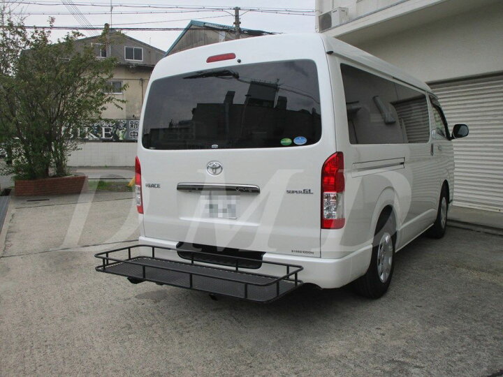 楽天市場】DMD ヒッチメンバー2本出し(背面キャリア) E級 ハイエース 