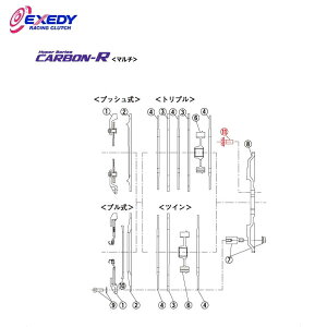EXEDY �G�N�Z�f�B BF07 �J�[�{��R�}���` ZM022SBMC1 (11)BOLT F/W RX-7 FD3S