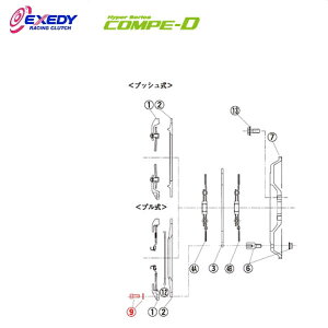 EXEDY �G�N�Z�f�B BS05 �R���yD TM032SDL (9)BOLT SET �`�F�C�T�[