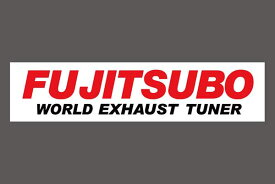 FUJITSUBO フジツボ ステッカー FUJITSUBO WORLD EXHAUST TUNER レッド/ガンメタ 011-38201 ※沖縄・離島は送料要確認