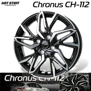 HOTSTUFF Chronus NmX CH-112 ^bNubN|bV (MB/P) A~zC[1{ 15×5.5J 4H PCD100 +43 4{wő