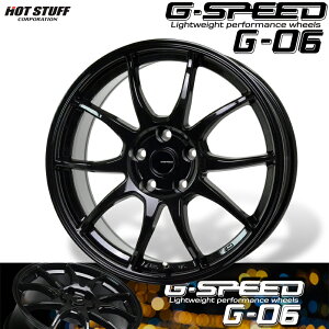 HOTSTUFF GXs[h G-06 ^bNubN (MBK) A~zC[1{ 16×6.5J 5H PCD100 +48 4{wő