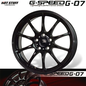 HOTSTUFF GXs[h G-07 ^bNubN (MBK) A~zC[1{ 16×6.5J 5H PCD114.3 +38 4{wő