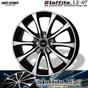 HOTSTUFF tBbg LE-07 ubN|bV (BKP) A~zC[1{ 16×6.0J 4H PCD100 +45 4{wő