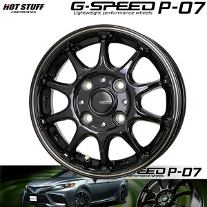 HOTSTUFF GXs[h P-07 ubNuYNA (BK/BR) 13×4.00B 4H PCD100 +45 A~zC[4{Zbg