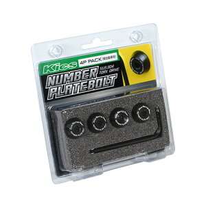 iY Kics NUMBER PLATEBOLT 4 (y)