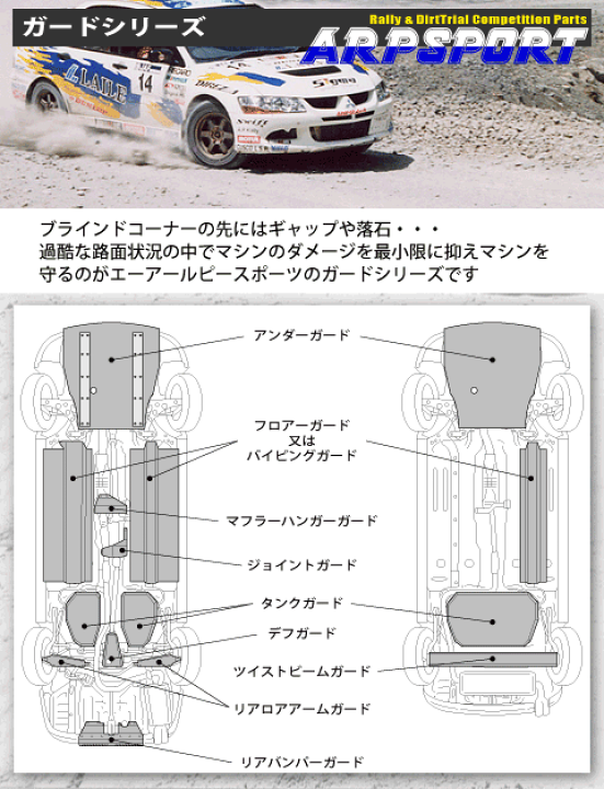 LAILE レイル パイピングガード ランサー エボリューションIV CN9A