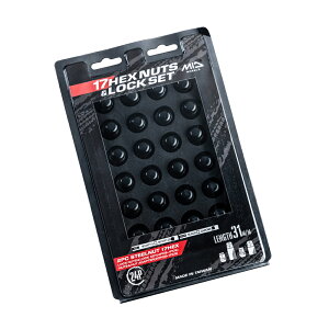 MID 17HEX ���b�N���i�b�g�Z�b�g L31 �u���b�N M12×P1.5 6H�p 24�p�b�N