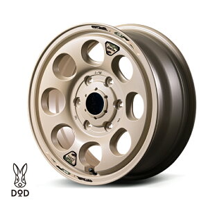 MID WHEELS X DOD �E�V������ �A���~�z�C�[��1�{ 15x6.0J 6H PCD139.7 +33 (�E�V������ SSB Semi Gloss Sand Beige) 4�{�w���ő�������