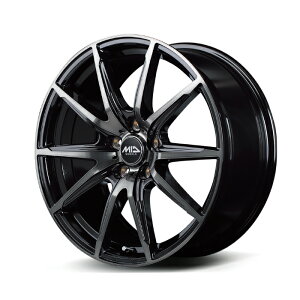 MID WHEELS DR-02 A~zC[1{ 15x6.0J 5H PCD100 +45 (fB[A[[c[ BKP/ubNNA) 4{wő