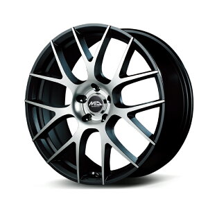MID EXCLUSIVE 027F �A���~�z�C�[��4�{�Z�b�g 18x7.0J 5H PCD114.3 +48 (�[���j�[�i�i�G�t �Z�~�O���X�K�����^/�|���b�V��)