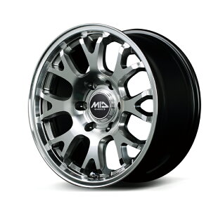 MID EXCLUSIVE 028FX �A���~�z�C�[��4�{�Z�b�g 17x6.5J 6H PCD139 +38 (�[���j�[�n�`�G�t�G�b�N�X HS5 �n�C�p�[���^���R�[�g/�~���[�J�b�g)
