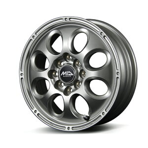 MID WHEELS GAIA BRIG アルミホイール1本 14x5.0J 8H PCD100&114.3 +42 (ガイア ブリッグ シルバー) 4本購入で送料無料