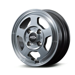 MID WHEELS GARCIA Chicago5 �A���~�z�C�[��4�{�Z�b�g 14x5.5J 4H PCD100 +40 (�K���V�A �V�J�S�t�@�C�u MGP ���^���b�N�O���[�|���b�V��)