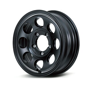 MID WHEELS GARCIA Palm8 アルミホイール1本 16x5.5J 5H PCD139.7 +20 (ガルシア パームエイト セミグロスブラック/ヴァーレイポリッシュ) 4本購入で送料無料
