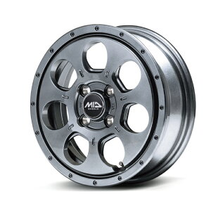 MID WHEELS MUDAGENT A~zC[4{Zbg 14x4.5J 4H PCD100 +45 (}bhG[WFg ^bNO[)