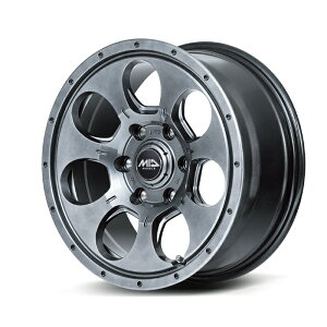 MID WHEELS MUDAGENT A~zC[4{Zbg 15x5.5J 6H PCD139.7 +45 (}bhG[WFg ^bNO[)