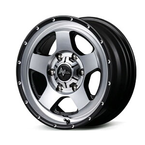 MID NITRO POWER S5 VECTOR �A���~�z�C�[��4�{�Z�b�g 15x4.5J 4H PCD100 +45 (�G�X�S�x�N�^�[ �Z�~�O���X�X���[�N/�}�V���h�t�F�C�X(SSM))