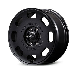 MID NITRO POWER D8 PULSAR �A���~�z�C�[��4�{�Z�b�g 15x6.0J 6H PCD139.7 +33 (�f�B�[�n�`�p���T�[ �o�����u���b�N(BBK))