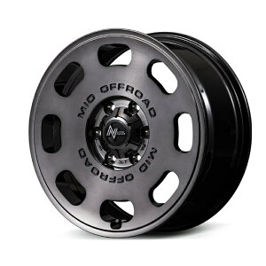 MID NITRO POWER D8 PULSAR �A���~�z�C�[��1�{ 18x8.0J 6H PCD139.7 +55 (�f�B�[�n�`�p���T�[ �O���X�X���[�N �}�V���h�t�F�C�X(GSM)) �����N��250 4�{�w���ő�������