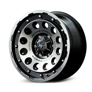 MID NITRO POWER H12 SHOTGUN �A���~�z�C�[��1�{ 16x7.0J 5H PCD114.3 +40 (�G�C�`�W���[�j�V���b�g�K�� BC �u���b�N�N���A/�}�V�j���O) �i�C�g���p���[ 4�{�w���ő�������