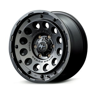 MID NITRO POWER H12 SHOTGUN �A���~�z�C�[��4�{�Z�b�g 16x6.5J 6H PCD139.7 +38 (�G�C�`�W���[�j�V���b�g�K�� BB �o�����u���b�N) �i�C�g���p���[
