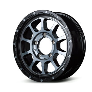 MID NITRO POWER M10 PERSHING �A���~�z�C�[��4�{�Z�b�g 16x5.5J 5H PCD139.7 +20 (�G���e���p�[�V���O BK �u���b�N/�}�V�j���O/BK�N���A) �i�C�g���p���[