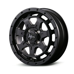 MID NITRO POWER M7 Phalanx �A���~�z�C�[��4�{�Z�b�g 14x4.5J 4H PCD100 +45 (�G���i�i �t�@�����N�X Barrel Black) �i�C�g���p���[