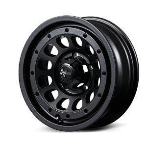 MID NITRO POWER R12 HOWITZER �A���~�z�C�[��4�{�Z�b�g 16x6.0J 5H PCD139.7 +0 (�A�[���W���E�j�n�E�U�[ �o�����u���b�N(BBK)) �W���j�[�V�G��/�m�}�h