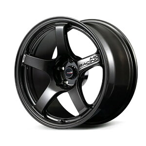 MID RACING R50 EVO �A���~�z�C�[��4�{�Z�b�g 17x7.5J 5H PCD114.3 +48 (�A�[���S�[�}���G�{ BLACK METALLIC)