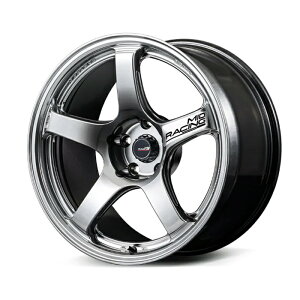 MID RACING R50 EVO �A���~�z�C�[��1�{ 18x10.5J 5H PCD114.3 +22 (�A�[���S�[�}���G�{ HYPER SILVER) 4�{�w���ő�������