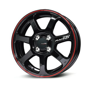 MID Racing R07 A~zC[1{ 16x6.0J 4H PCD100 +43 (A[[ii BKR ubN/bhC) 4{wő