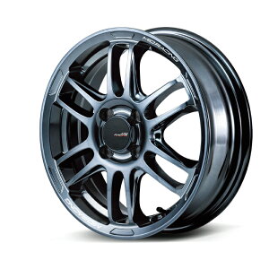MID Racing R26 �A���~�z�C�[��1�{ 16x6.0J 4H PCD100 +43 (�A�[���j�[���N �f�B�[�v�`�^���V���o�[) 4�{�w���ő�������