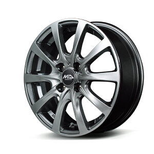 MID WHEELS F10 A~zC[1{ 14x4.5J 4H PCD100 +45 (Gte ^bNO[) 4{wő