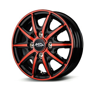 MID WHEELS RX10-K A~zC[4{Zbg 14x4.5J 4H PCD100 +45 (A[GbNXC`}P[ RED BKP/NX^bhNA) RX10K