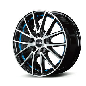 MID WHEELS RX27 A~zC[1{ 15x6.0J 5H PCD100 +45 (A[GbNXj[ii ubN^bN|bV+A_[Jbgu[NA[) 4{wő