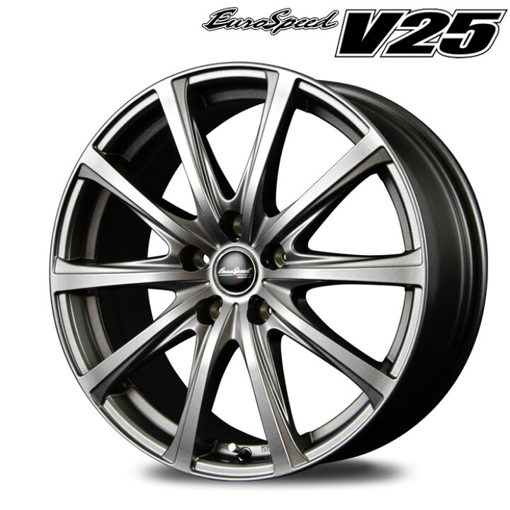 MID ユーロスピード V25 アルミホイール 1本 アトレーバン S700系(12×4J 4-
