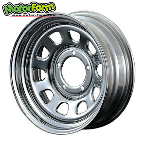 モーターファーム ホイール FARM デイトナ クローム 16インチ×5.5J 5H 139.7 +20 1本 ジムニー 北海道・沖縄・離島は要確認