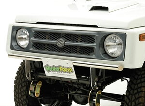 モーターファーム ステンレス曲げバンパー フロント用 ジムニー SJ30 JA71 JA11 JA51 北海道・沖縄・離島は要確認