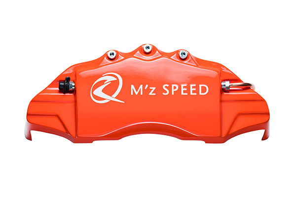 M'z SPEED キャリパーカバー オレンジ 前後セット レヴォーグ VM4 H28.7〜R1.6 1.6 STI ※北海道は送料2000円(税別)、沖縄・離島は要確認 100％の保証