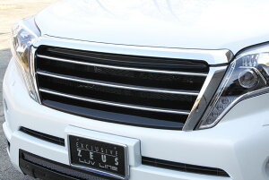 M'z SPEED フロントグリル ホワイトパールクリスタルシャイン (070) FRP ランドクルーザープラド GDJ150W GDJ151W GRJ150W GRJ151W TRJ150W H25.9〜H29.8 ラヴライン 2321