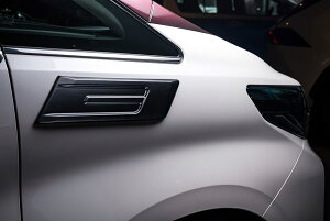 M'z SPEED フェンダーダクト つや消しブラック AES アルファード AGH30W AGH35W GGH30W GGH35W H30.1〜R5.5 G/X/エグゼクティブラウンジ MC後 グレースライン 3023