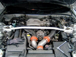 OKUYAMA �I�N���} CARBING �X�g���b�g�^���[�o�[ �t�����g �^�C�vI �X�`�[���� RX-7 FD3S