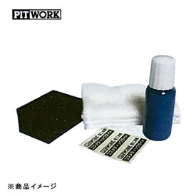 PITWORK ピットワーク コスメティックライト ウォーターブルー 【液剤8ml 塗布スポンジ1個、 塗布コットンパフ3枚、 施工済シール(約2台分)】