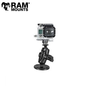 �����}�E���g GoPro�}�E���g�����E���h�x�[�X�Z�b�g(�V���[�g�A�[��) 1�C���`�{�[�� RAM-B-138-A-GOP1U