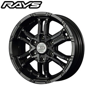 RAYS CY TEAM DAYTONA `[fCgi FDX Semigloss Black (SB) 17×6.5J 6H PCD139 +48 A~zC[1{