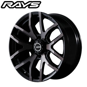 RAYS CY TEAM DAYTONA `[fCgi FDX-F6 Clear Black (KZ) 17×8.0J 6H PCD139 +20 A~zC[1{