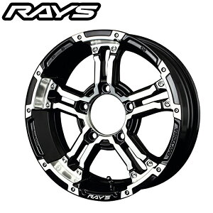 RAYS CY TEAM DAYTONA `[fCgi FDX-J Black/Diamond Cut (DW) 16×5.5J 5H PCD139 +20 A~zC[1{ Wj[ JB23W/JB64W