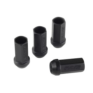 RAYS ���C�Y 19HEX L48 ���[�V���O�i�b�g (�����O�E�ђʃ^�C�v) 4PC M14X1.5 �u���b�N