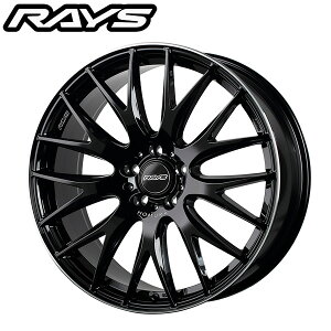 RAYS CY z HOMURA 2X9PLUS Glossy Black/Rim Edge DMC (BVK) 19×8.0J 5H PCD114 +45 A~zC[1{